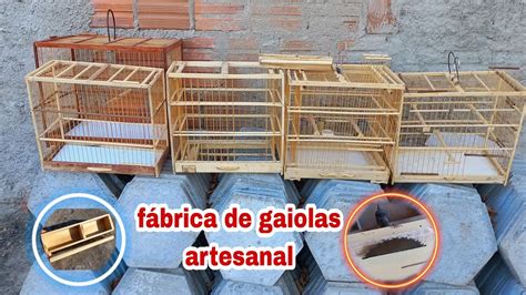 fabricação de gaiolas artesanal gastando muito pouco máquinas de