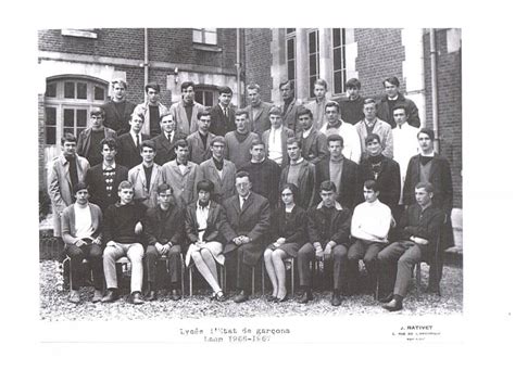 Photo De Classe Scexpérimentales De 1967 Lycée De Garçons Copains D