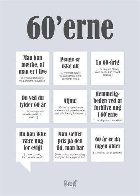 60 Erne Plakat Sjov Og Anderledes Gave Til En Ven Eller Kollega