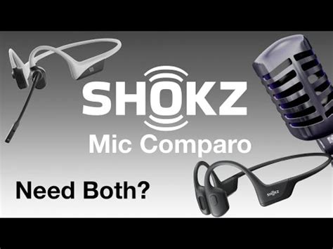 Mic Quality Comparison Shokz OpenRun Pro Vs OpenComm YouTube