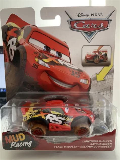 Disney Pixar Cars Lightning Mcqueen Mud Racing No Official