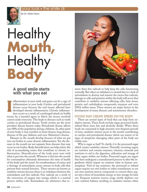 Healthy Mouth, Healthy Body - Pageantry Magazine