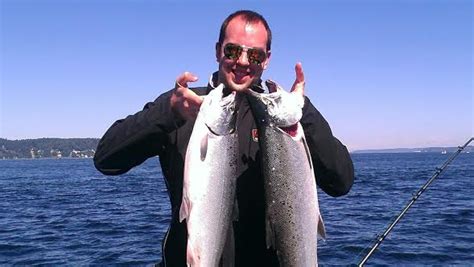 Coho Salmon Fishing In Puget Sound And Seattle