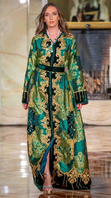 Caftan💛🇲🇦💛 Moroccan Fashion Moroccan Dress Runway Fashion Couture