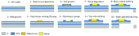 Silicon Cantilever Fabrication Process Download Scientific Diagram