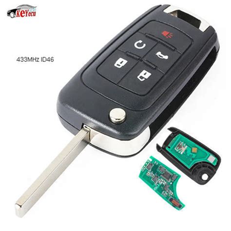 Keyecu New Replacement Uncut Remote Car Key Fob Button Mhz Id