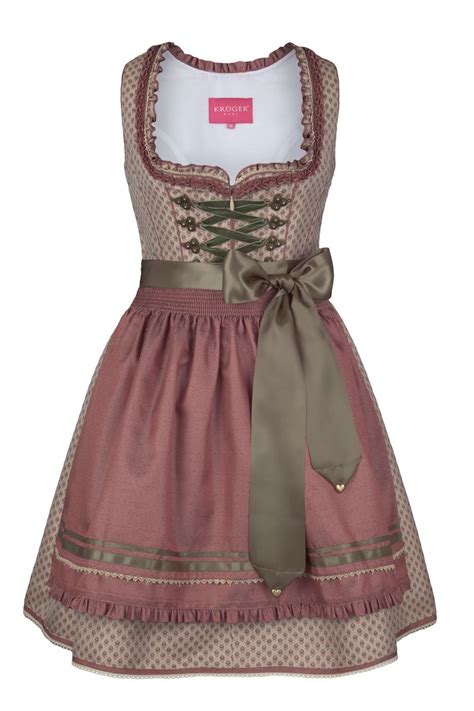 Mini Dirndl Mina Beige Rose Kr Ger Online Bestellen