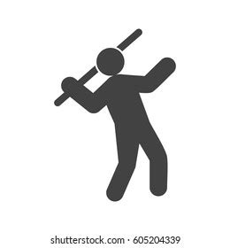 Javelin Throw Stock Vector (Royalty Free) 605204339 | Shutterstock