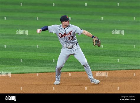 Arlington Texas Usa 05th June 2024 Detroit Tigers Second Baseman