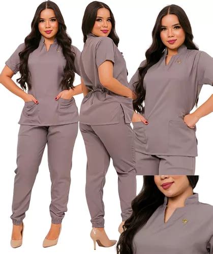 Pijama Cirúrgico Hospitalar Feminino Jogger Scrubs Gabardine Frete grátis