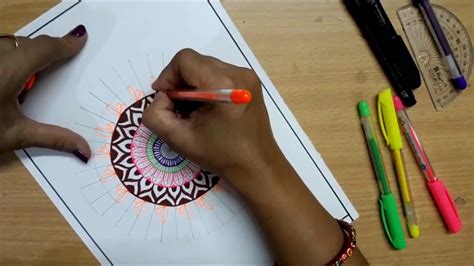 Mandala Art for beginners|step by step|tutorial| - YouTube