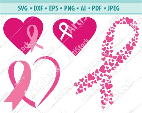 Cancer Ribbon Svg Cancer Survivor Awareness Ribbon Svg Etsy