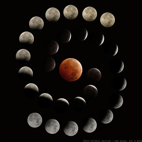 Composites of October 8 moon eclipse | Today's Image | EarthSky