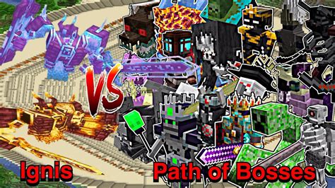 Minecraft Test Video Ignis L Ender S Cataclysm VS Path Of Bosses