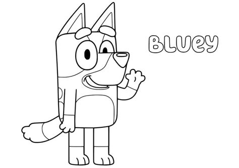 Dibujos Para Colorear De Bluey Gratis Dibujos Para Colorear Imprimir