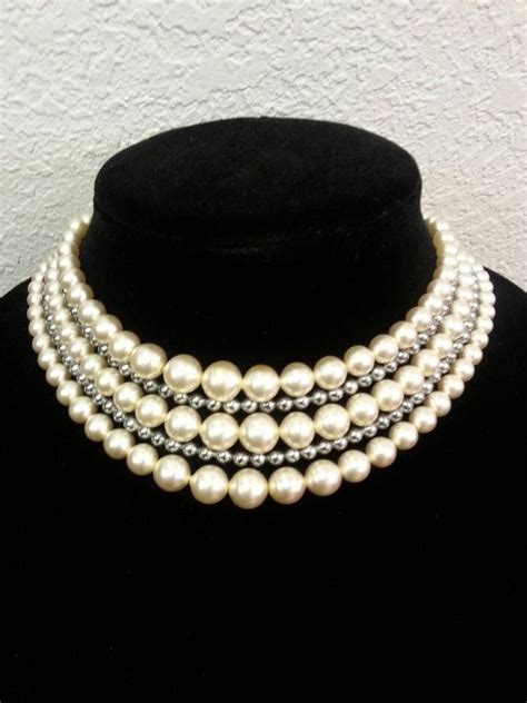 Miriam Haskell Esque Pearl Choker Oh La La Pearl Necklace Designs