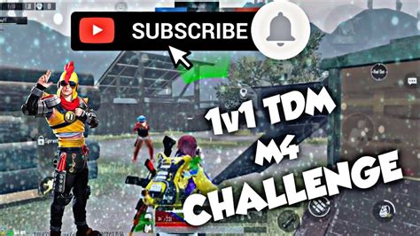 1 Vs 1 M416 Tdm Challenge 🔥😱 Bgmi Bgmi Tdm Youtube Video