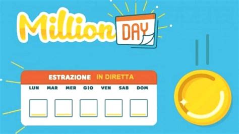 Million Day Lestrazione Dei Numeri Vincenti Di Oggi Sabato Giugno