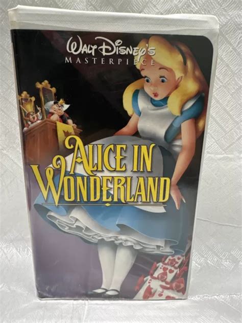 Walt Disneys Masterpiece Alice In Wonderland Vhs Tape