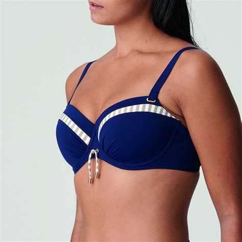 PRIMA DONNA BIKINI OBERTEIL OCEAN MOOD Blau Gemustert Beldona