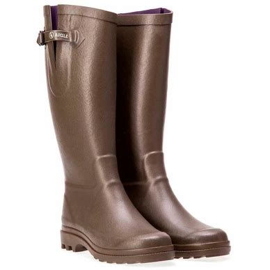 Wellies Aigle Aiglentine Khaki Outdoorsupply Co Uk