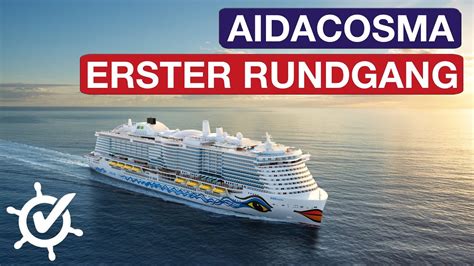 AIDAcosma Erster Rundgang Direkt Von Bord Mit Christoph Assies YouTube