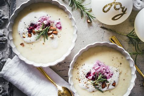 Edle Vorspeise F R Weihnachten Pastinaken Apfel Suppe Mit Cheddar