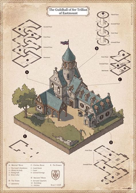 Ravenloft Isometric Map Mevaorange