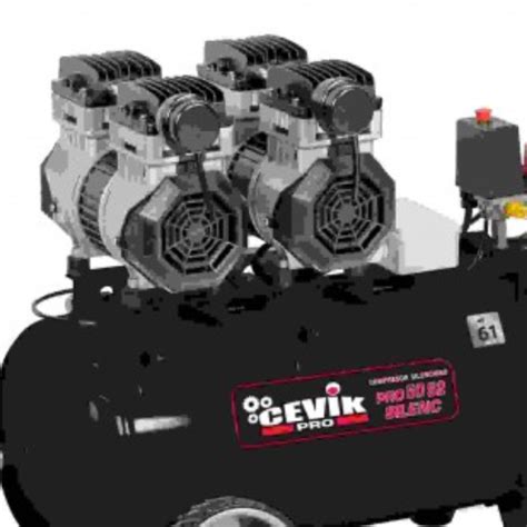 COMPRESOR SILENCIOSO 50L 2 8HP CEVIK PRO CA PRO50S2 Dismak Todo En