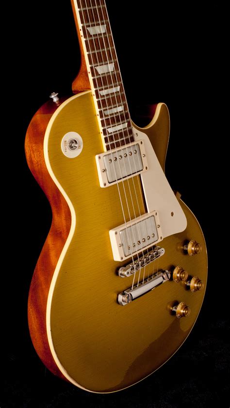 Gibson Les Paul Gold Top 1957 Heavy Aged - Gitarren Total