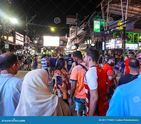 Thailand Phuket November 18 2023 Bangla Road On Phuket In Thailand Editorial Stock Image