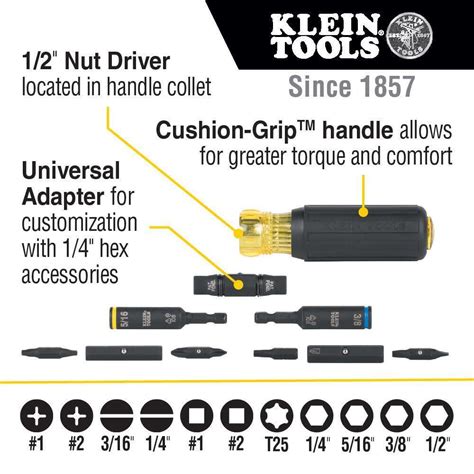 Klein Tools 11 In 1 Impact Rated Screwdriver EBay