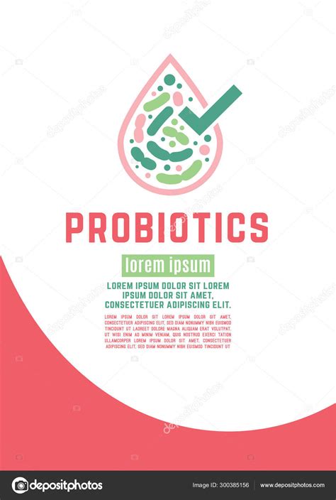 Probiotics Vector Poster Stock Vector By ©annyart 300385156