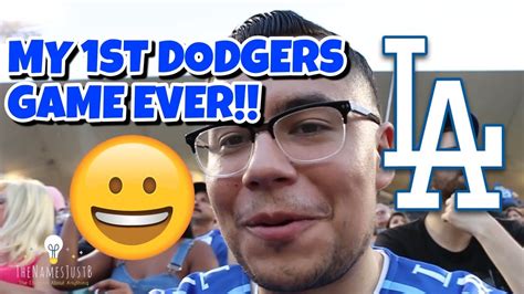 MY 1ST LA DODGER GAME YouTube