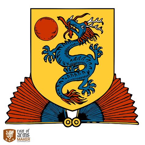 The Asian Dragon Is Our Newest Addition To Our Heraldry Maker It Comes