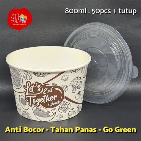 Harga Paper Bowl Murah Terbaru Katalog Or Id