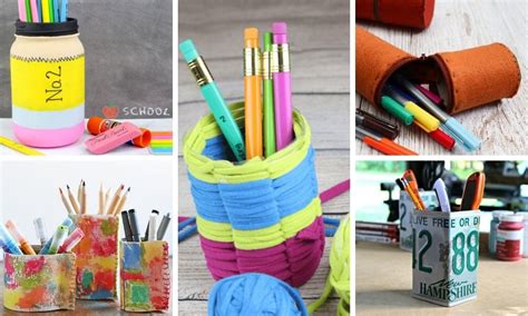 Cutest Pencil Holders Made With Recycled Upcycled Materials The