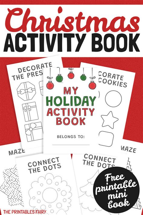 Christmas Activity Book {Free Printable} - The Printables Fairy