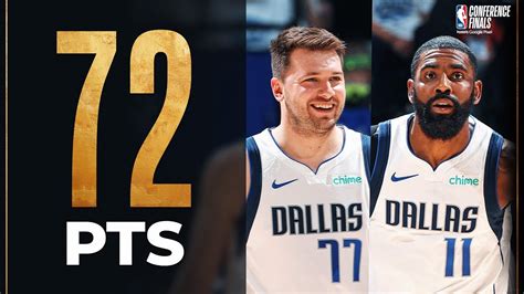 Luka Doncic Pts Kyrie Irving Pts Propel The Mavericks To