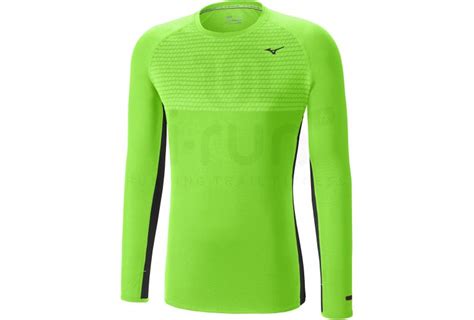 Mizuno Camiseta Manga Larga Breath Thermo Body Mapping Crew En