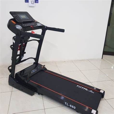 Jual Total Fitness TL 680 Treadmill Elektrik 3 In 1 Mesin 2 HP Otomatis