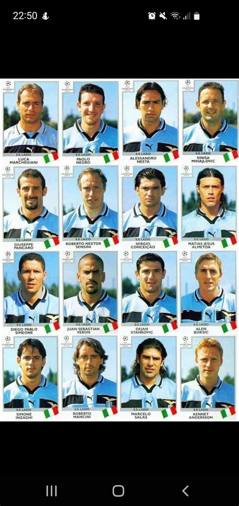 remembering  lazio team   rfootball