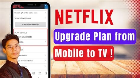 How To Upgrade Netflix Plan From Mobile To Tv Youtube