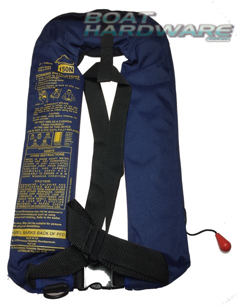 Pfd Offshore 150n Life Jacket Adult 40kg Automatic Inflatable Fit Up