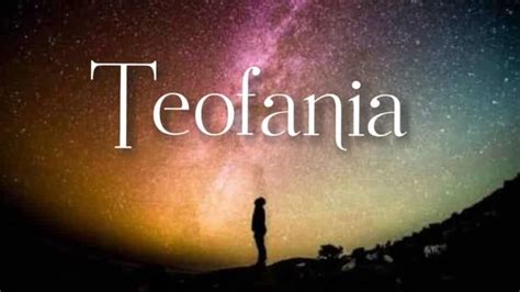 Teofania o que é Características e onde encontrar