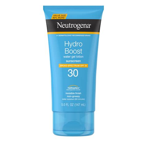 Neutrogena Hydro Boost Sunscreen Lotion Spf 30 Value Size 5 Fl Oz