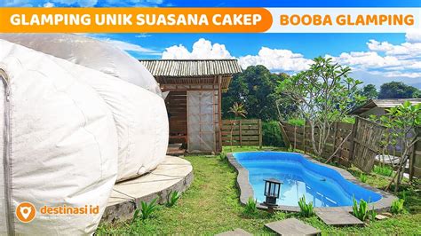 GLAMPING TERINDAH DI PUNCAK ADA PRIVATE POOL Booba Glamping Cisarua