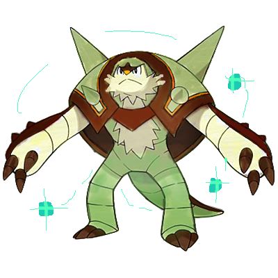 Shiny Chesnaught by ChibiThings on DeviantArt