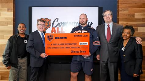 Bears Announce 103 000 Grant For A Safe Haven Foundation As Community