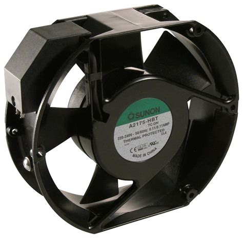 A Hbt Tc Gn Sunon Ac Axial Fan V To V Rectangular With